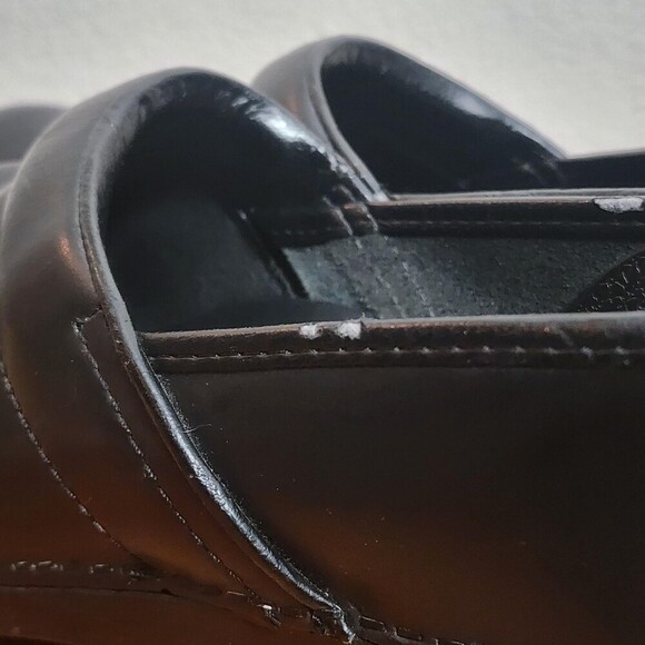Dansko Professional Shoes Mens Size 12.5 Black Leather Slip On Comfort Clogs main image 5
